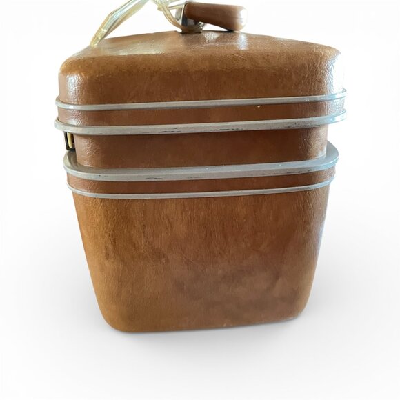 Vintage Samsonite Silhouette Train Hard Case Vanity Travel Bag Luggage w/Key - Picture 9 of 13